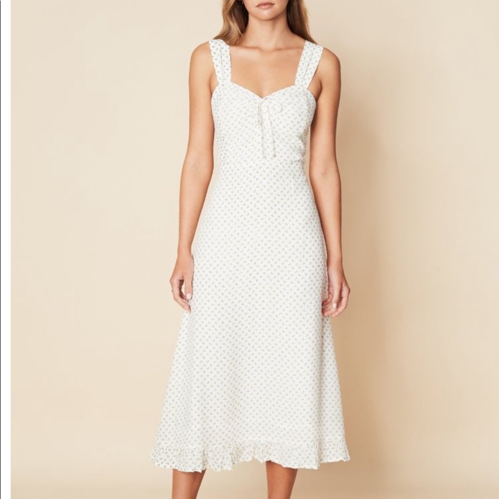 Faithfull The Brand floral print midi-dress, NWT